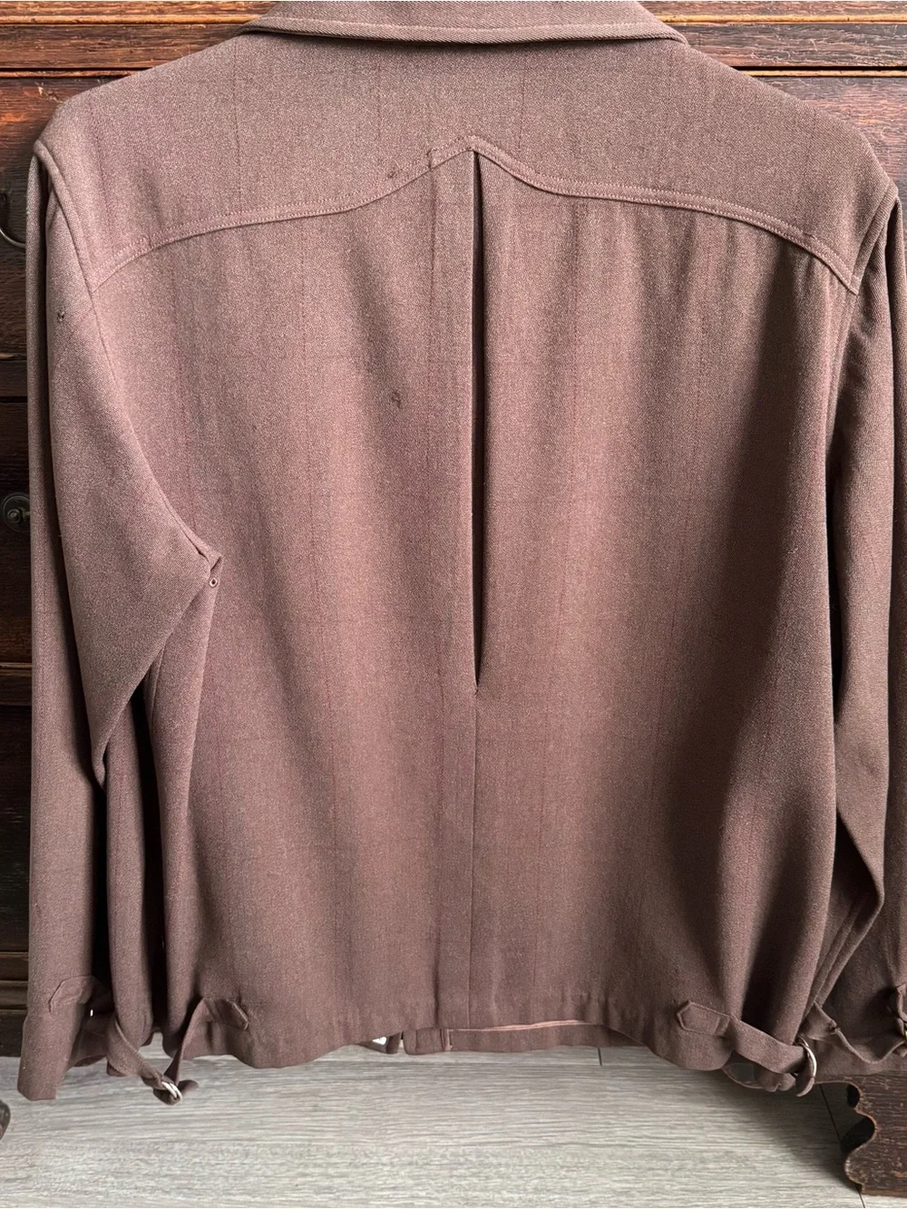 Pendleton Brown Zip-Front Jacket - Picture 3 of 5